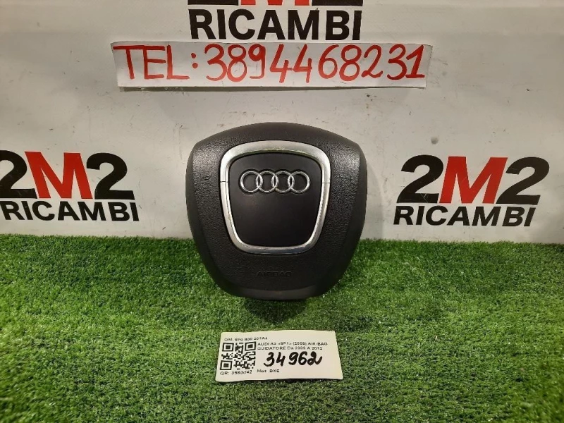 Air-bag Guidatore 8P0 880 201AJ Audi A3 8P1 2008