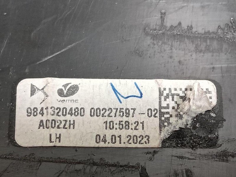 Fanale POST SX 9841320480 Citroen DS7 Crossback 2017