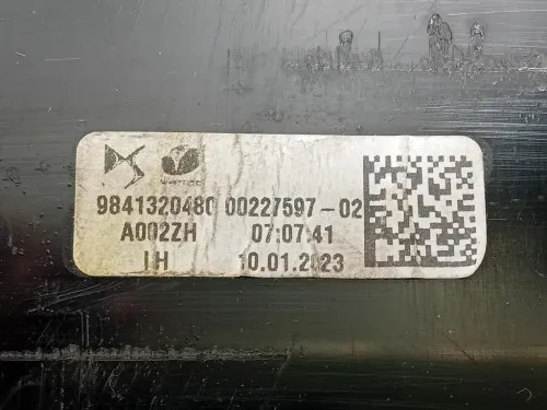 Fanale POST SX 9841320480 Citroen DS7 Crossback 2017