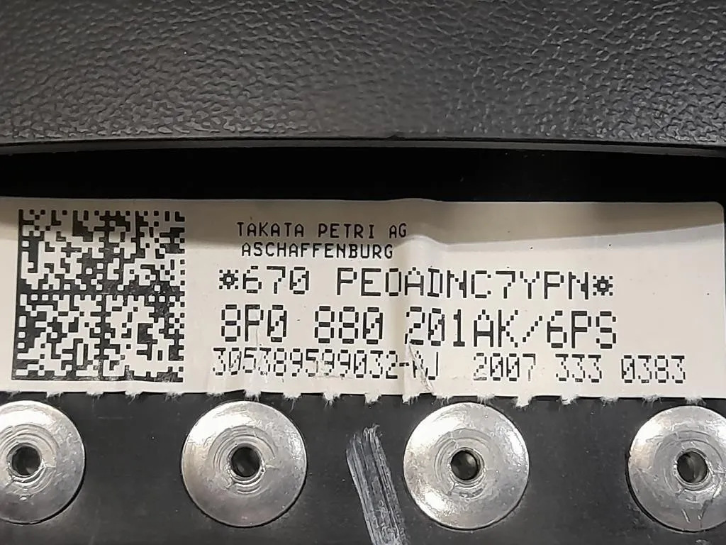 Air-bag Guidatore 8P0880201AK Audi A3 8P1 2010