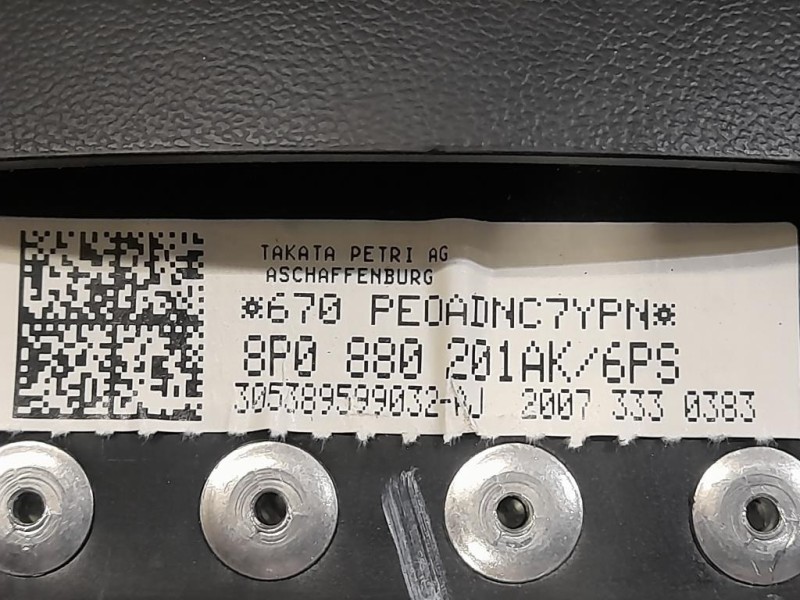 Air-bag Guidatore 8P0880201AK Audi A3 8P1 2010