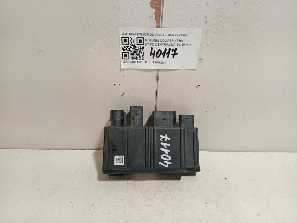 Centralina 8644475-03MODULO ALIMENTAZIONE Mini MINI Cooper F56 2018