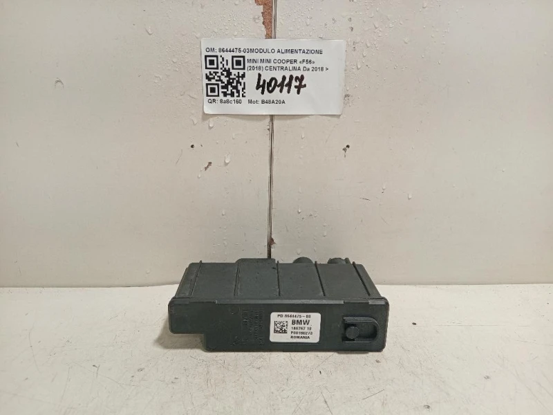 Centralina 8644475-03MODULO ALIMENTAZIONE Mini MINI Cooper F56 2018