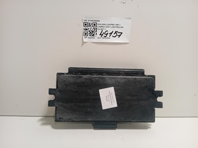 Centralina 61353456588 Mini MINI Cooper R57 Cabrio 2007