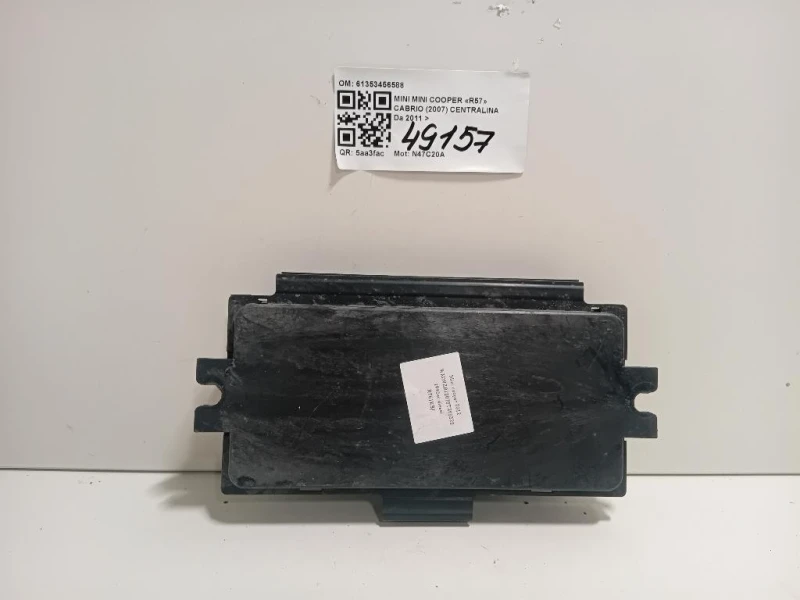 Centralina 61353456588 Mini MINI Cooper R57 Cabrio 2007
