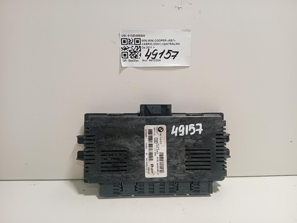 Centralina 61353456588 Mini MINI Cooper R57 Cabrio 2007