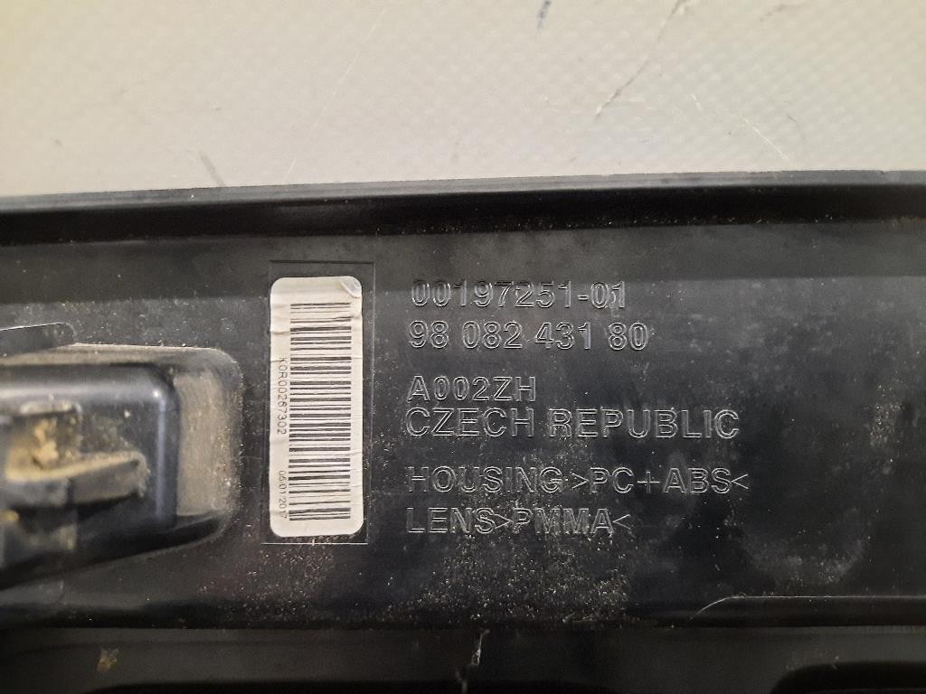 Fanale POST SX 9808243180 Citroen Jumpy IV 2016