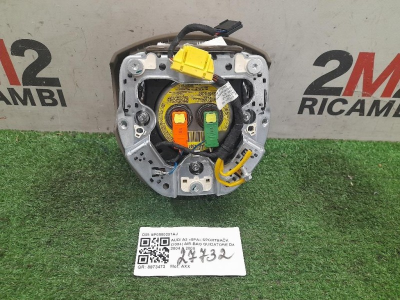 Air-bag Guidatore 8P0880201AJ Audi A3 8PA Sportback 2004