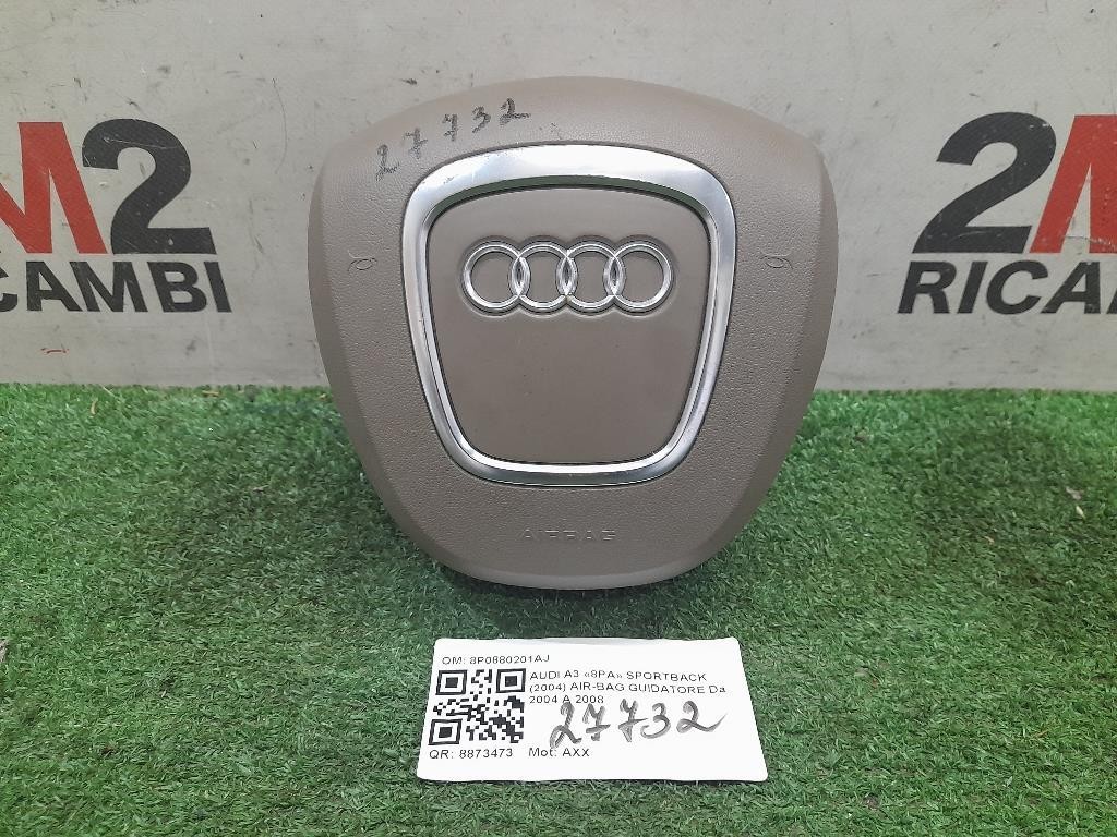Air-bag Guidatore 8P0880201AJ Audi A3 8PA Sportback 2004