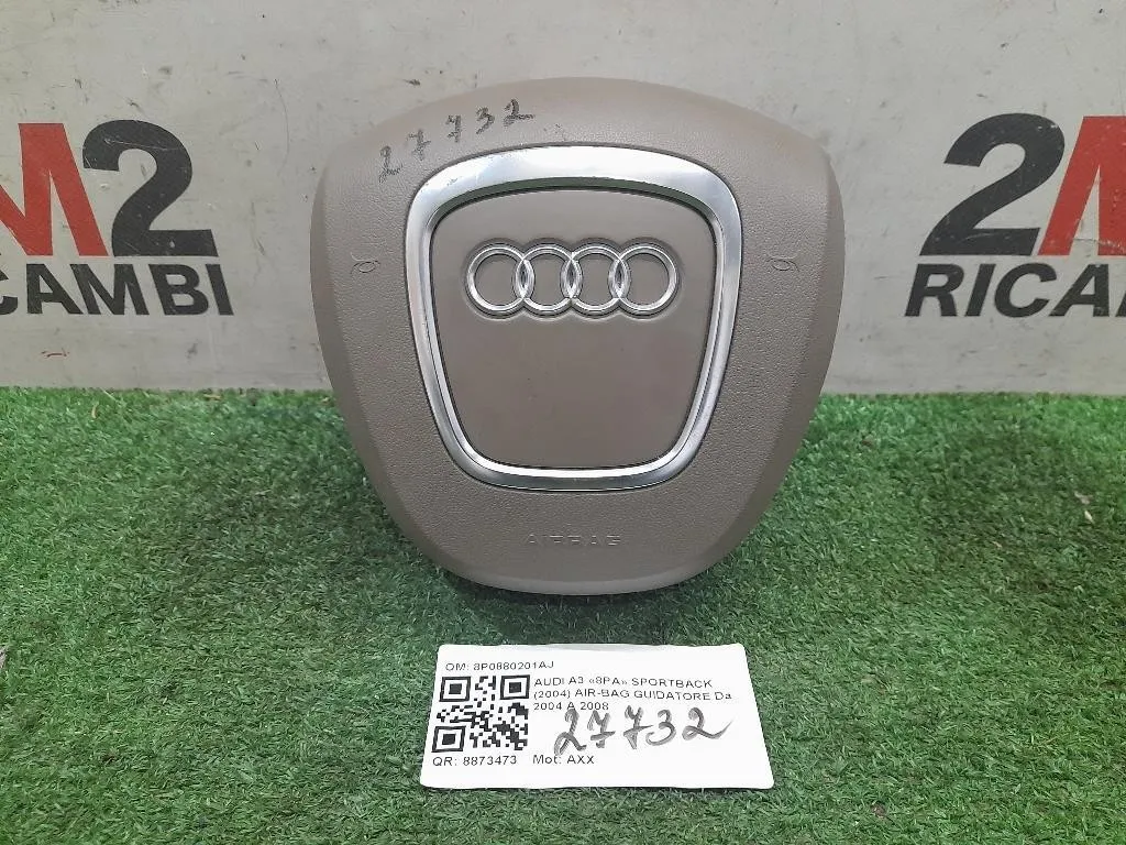 Air-bag Guidatore 8P0880201AJ Audi A3 8PA Sportback 2004
