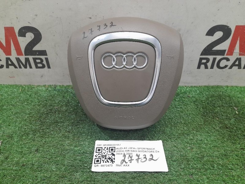 Air-bag Guidatore 8P0880201AJ Audi A3 8PA Sportback 2004