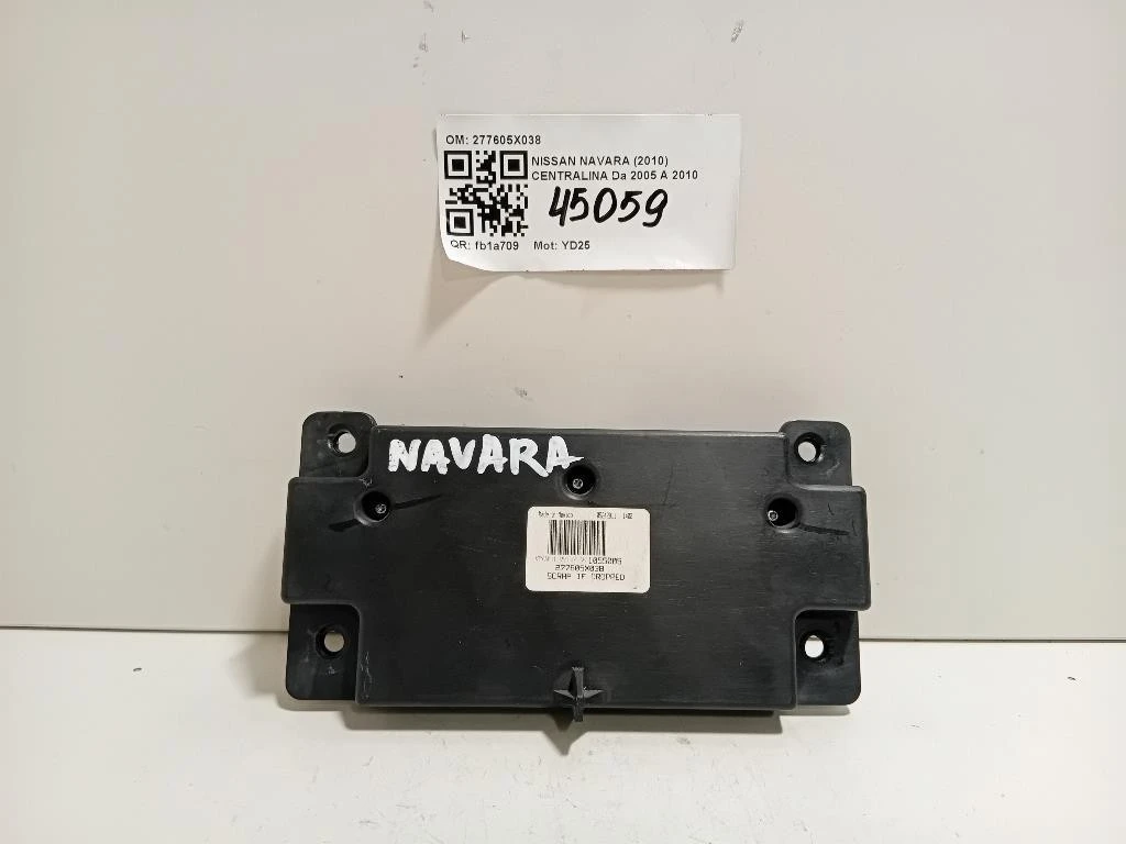 Centralina 277605X038 Nissan Navara 2010