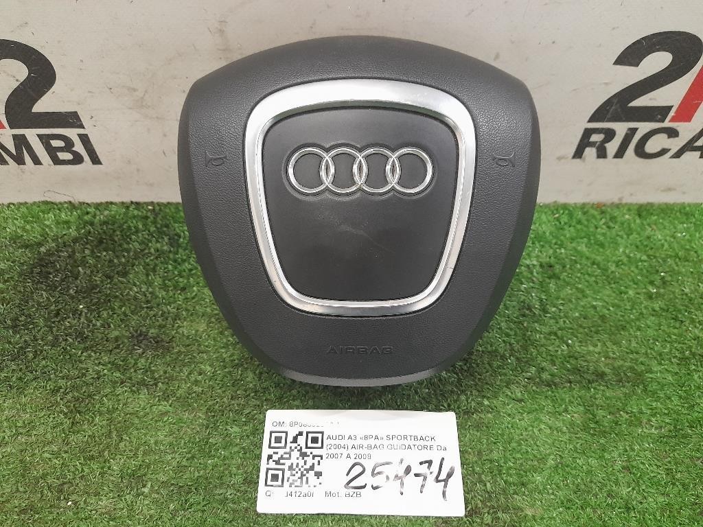 Air-bag Guidatore 8P0880201AJ Audi A3 8PA Sportback 2004