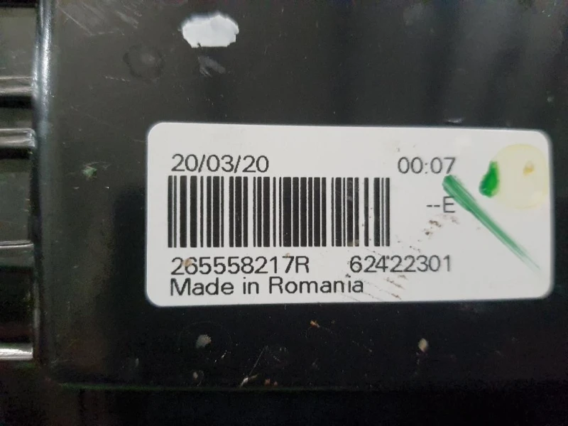 Fanale POST SX 265558217R Dacia Duster II 2018