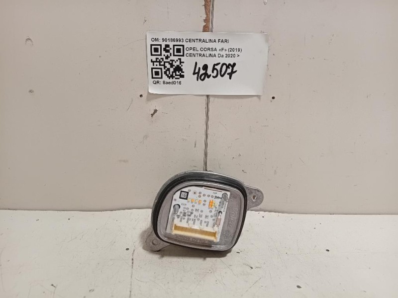 Centralina 90186993 CENTRALINA FARI Opel Corsa F 2019
