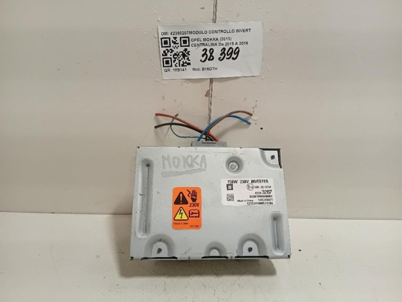 Centralina 42393207MODULO CONTROLLO INVERTER Opel Mokka 2013