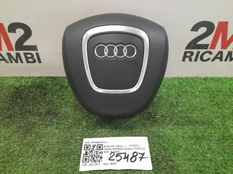 Air-bag Guidatore 8P0880201AJ Audi A3 8PA Sportback 2004