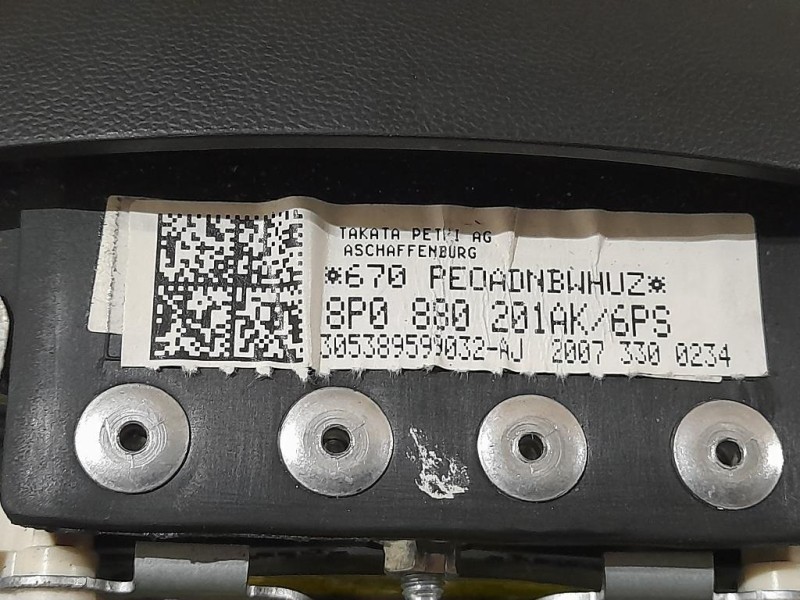 Air-bag Guidatore 8P0880201AK Audi A3 8PA Sportback 2008