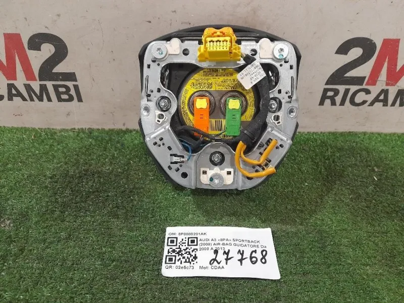 Air-bag Guidatore 8P0880201AK Audi A3 8PA Sportback 2008