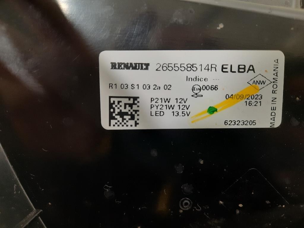 Fanale POST SX 265558514R Dacia Duster II 2021