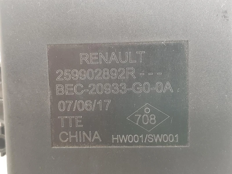 Centralina 259902892RCENTRALINA MODULO DI CONTROLLO Smart Forfour 453 2015