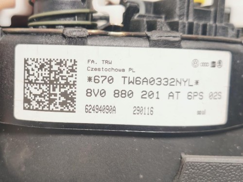 Air-bag Guidatore 8P0880201AK Audi A3 8PA Sportback 2008