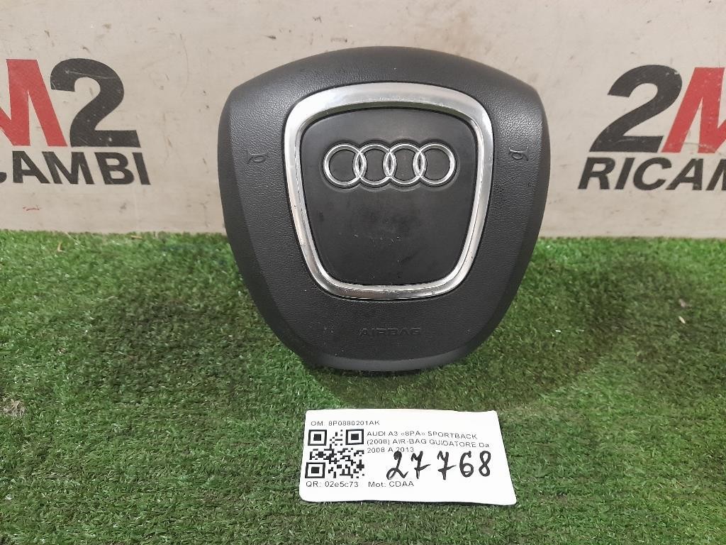 Air-bag Guidatore 8P0880201AK Audi A3 8PA Sportback 2008
