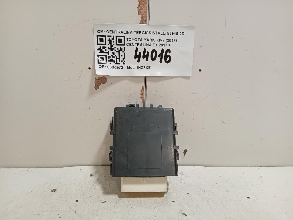 Centralina CENTRALINA TERGICRISTALLI 85940-0D030 Toyota Yaris IV 2017