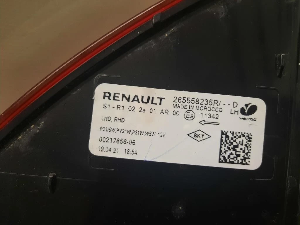 Fanale POST SX 265557573R Dacia Sandero III 2020