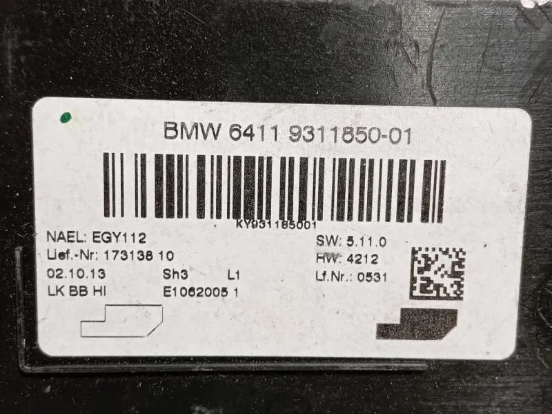 Centralina AC 64119311850-01 Bmw Serie 3 F31 Touring 2012