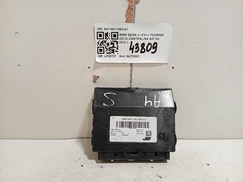 Centralina AC 64119311850-01 Bmw Serie 3 F31 Touring 2012
