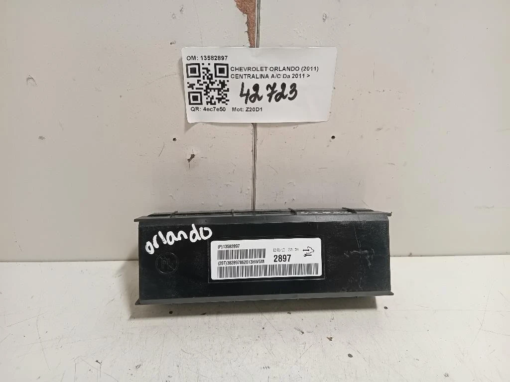 Centralina AC 13582897 Chevrolet Orlando 2011