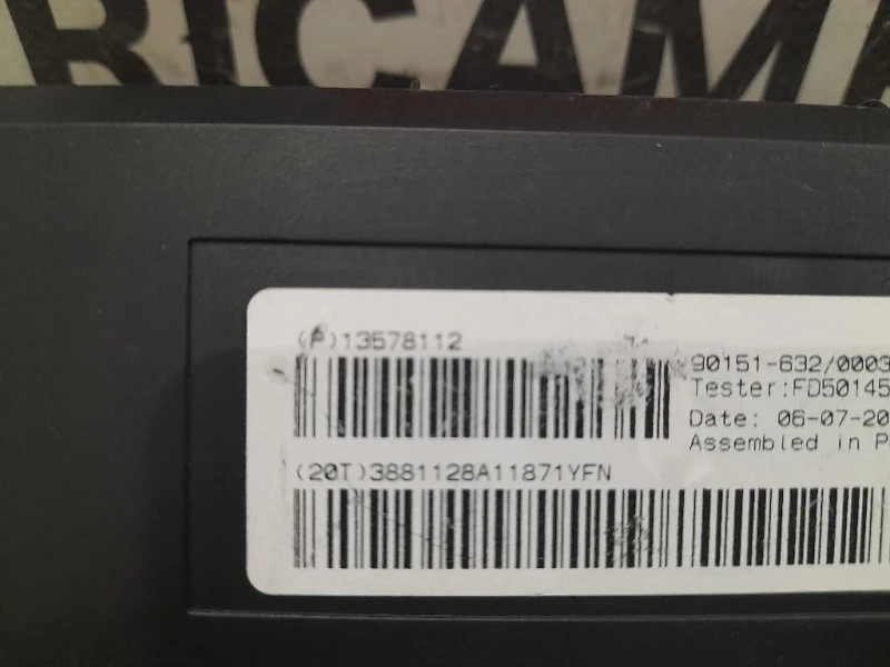 Centralina AC 13578112 Opel Astra J 2010