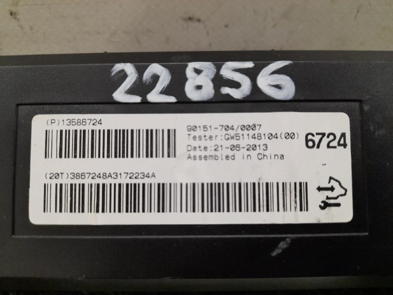 Centralina AC 13586724 Opel Mokka 2013