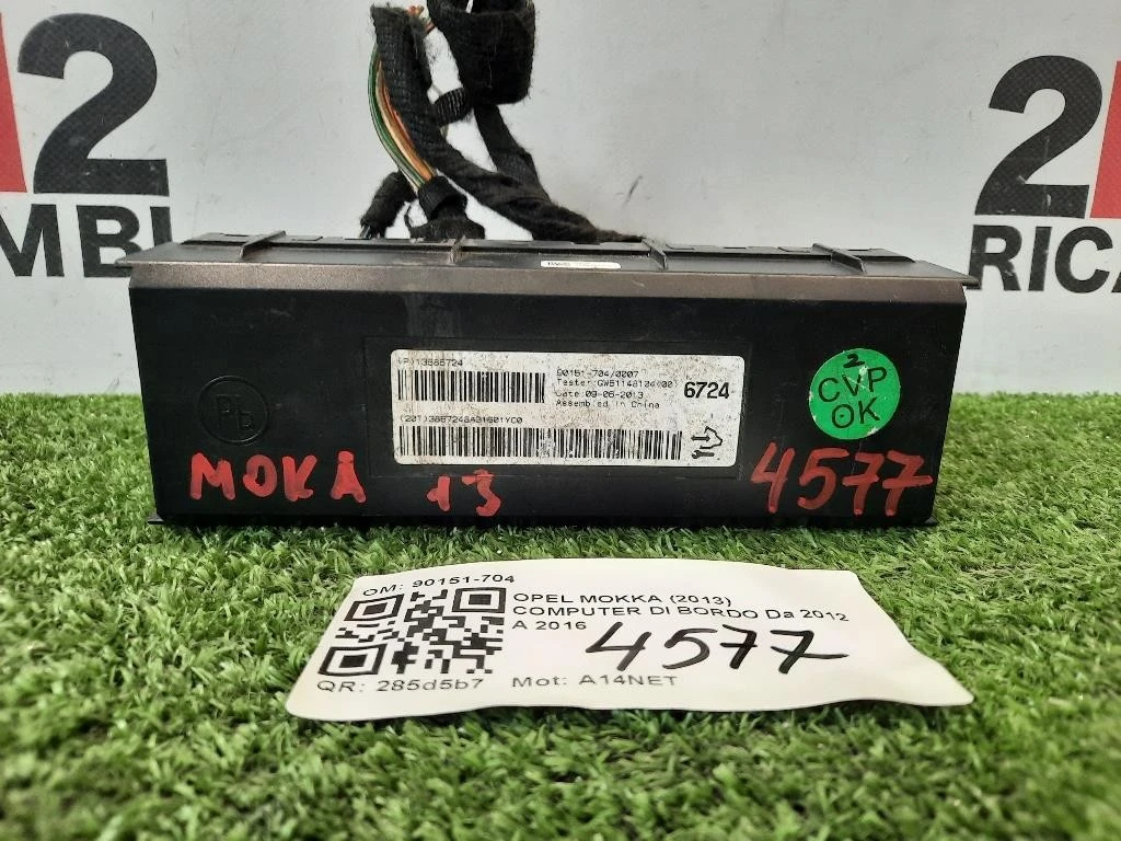 Centralina AC 90151-704 CLIMA RISCALDAMENTO Opel Mokka 2013