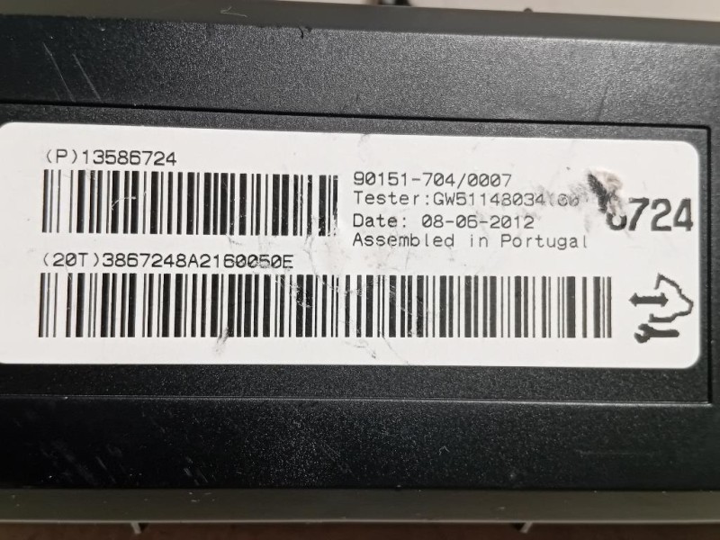 Centralina AC 90151-704 CLIMA RISCALDAMENTO Opel Mokka 2013