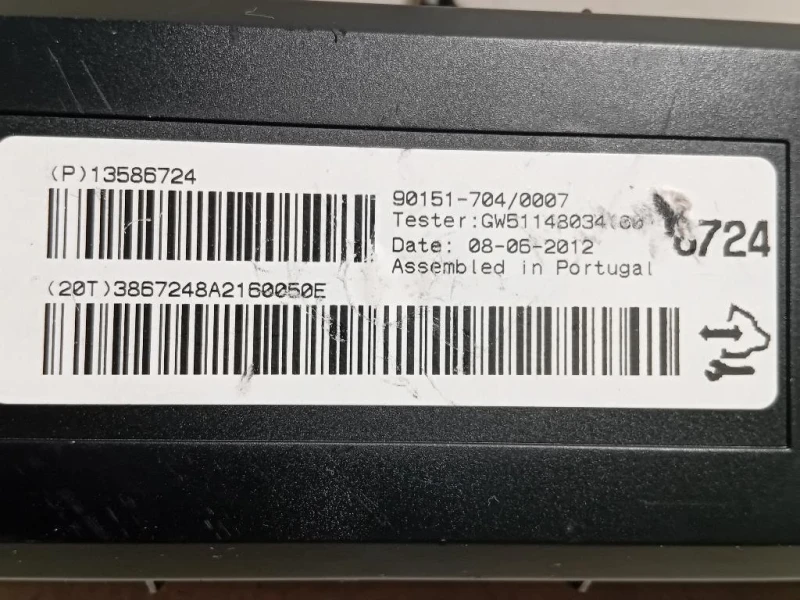 Centralina AC 90151-704 CLIMA RISCALDAMENTO Opel Mokka 2013