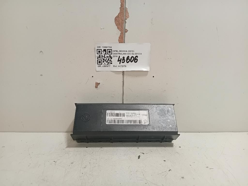 Centralina AC 13591700 Opel Mokka 2013