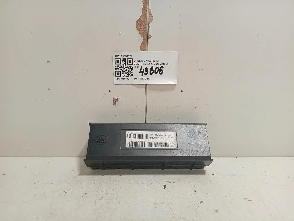 Centralina AC 13591700 Opel Mokka 2013