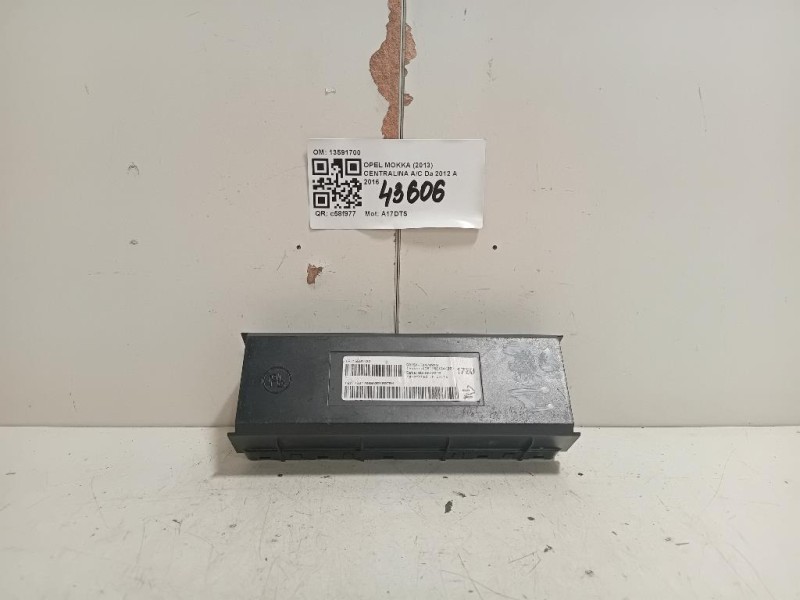 Centralina AC 13591700 Opel Mokka 2013