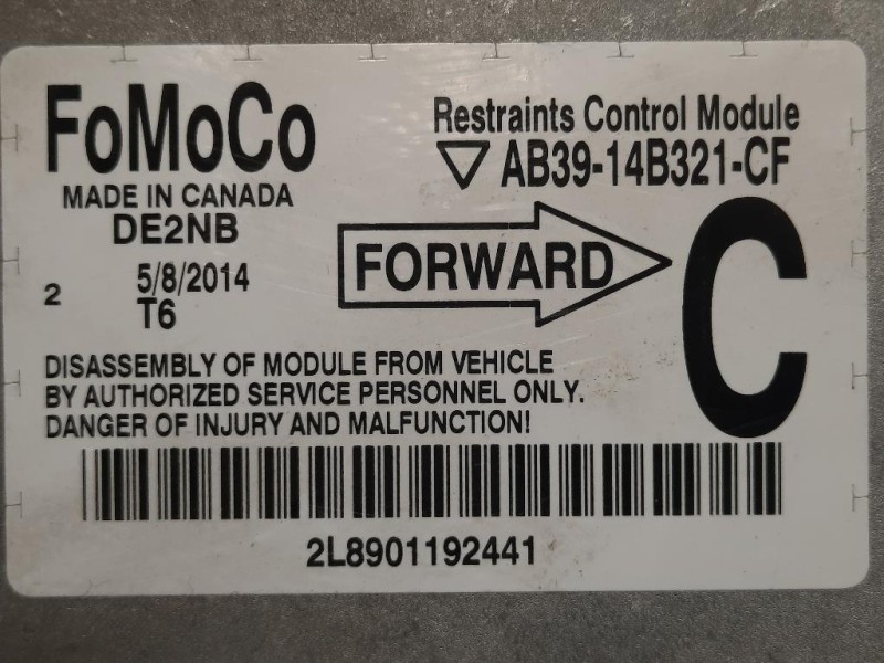 Centralina ABS ANT AB39-14B321-CF Ford Ranger IV 2012