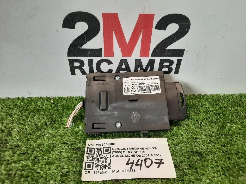 Centralina Accensione 285909828R Renault Mégane III SW 2009