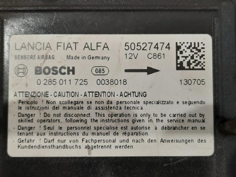 Centralina Air-bag 50527474 Alfa Romeo Giulietta 2010