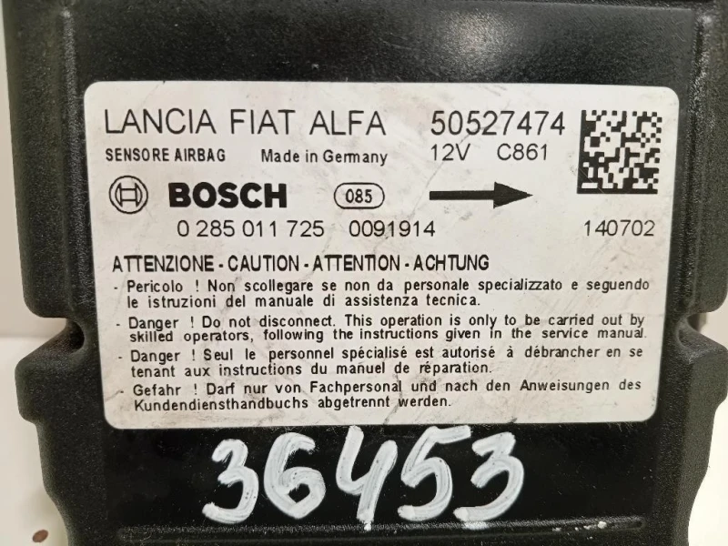 Centralina Air-bag 50527474 Alfa Romeo Giulietta 2010