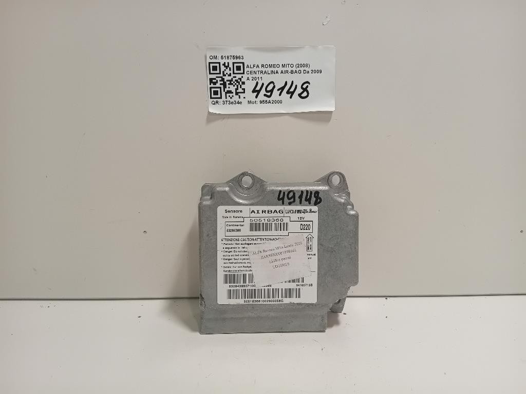 Centralina Air-bag 50518368 Alfa Romeo MITO 2008