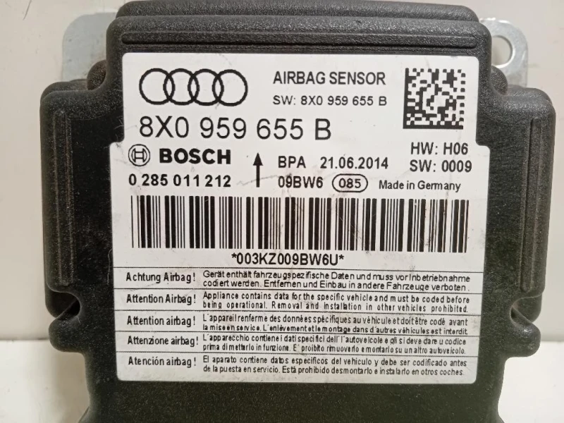 Centralina Air-bag 8X0 959 655 B Audi A1 8X1 2010