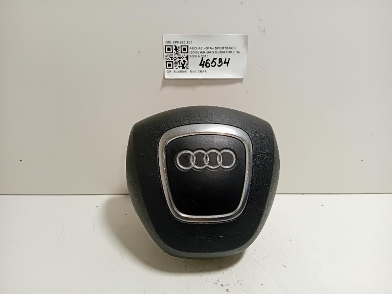 Air-bag Guidatore 8P0 880 201 Audi A3 8PA Sportback 2008