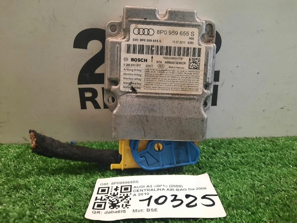 Centralina Air-bag 8P0959655S Audi A3 8P1 2008