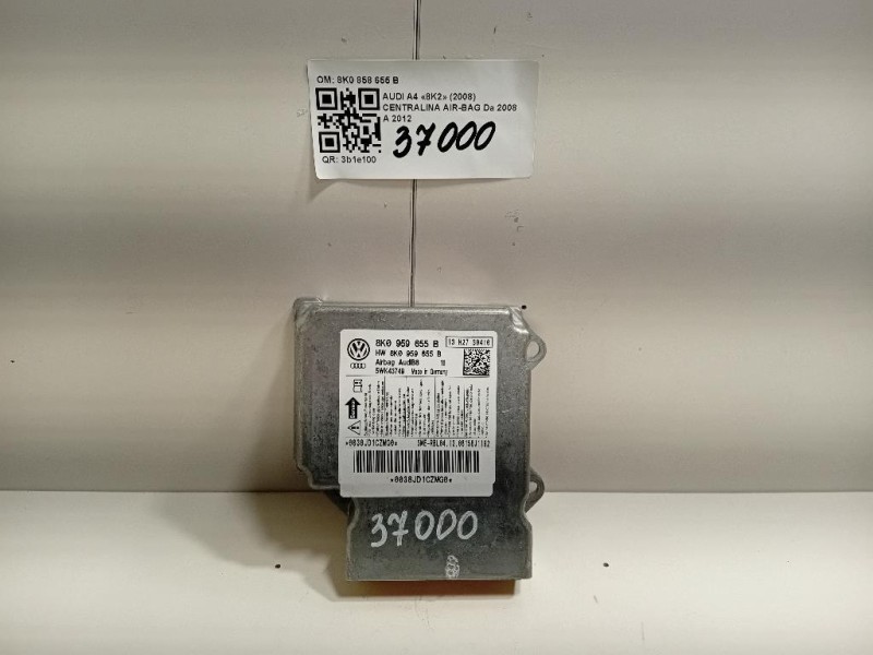 Centralina Air-bag 8K0 858 655 B Audi A4 8K2 2008