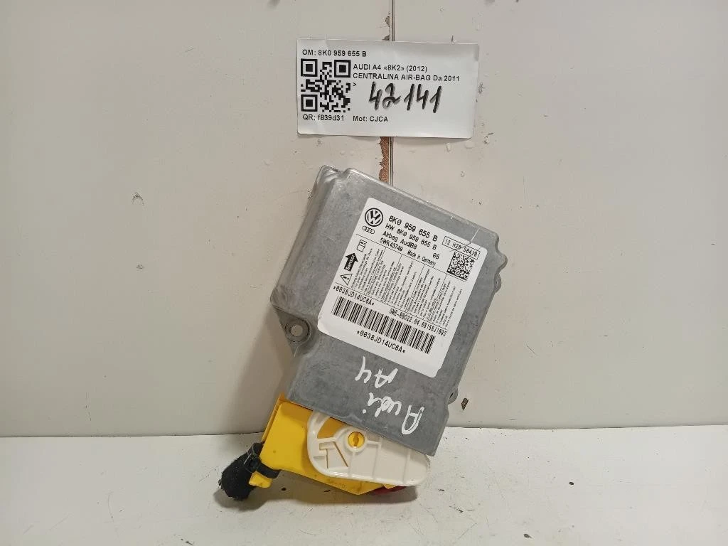 Centralina Air-bag 8K0 959 655 B Audi A4 8K2 2012